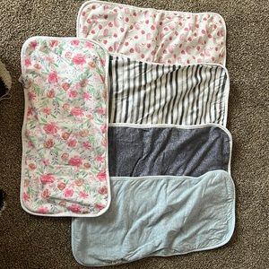 Copper Pearl Burp Cloths